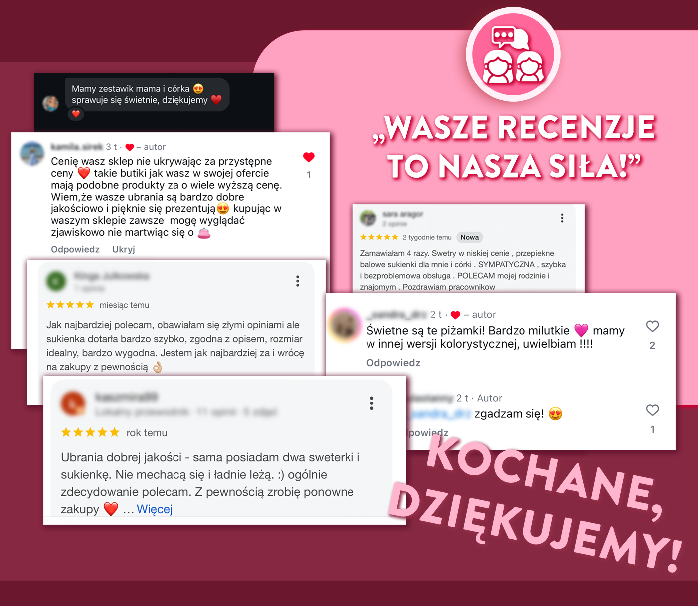 Wasze recenzje to nasza siła.